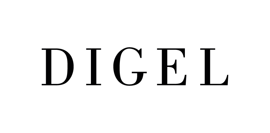 DIGEL Logo – schwarzer Schriftzug des Modeunternehmens DIGEL.